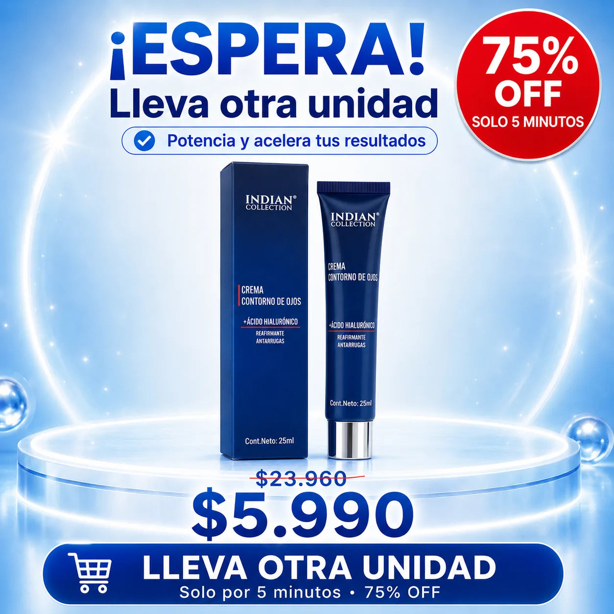+ Otra unidad de EyeLift con 75% OFF